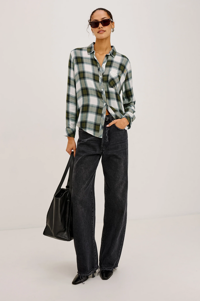 Hunter Shirt - Olive Ivory