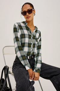 Hunter Shirt - Olive Ivory