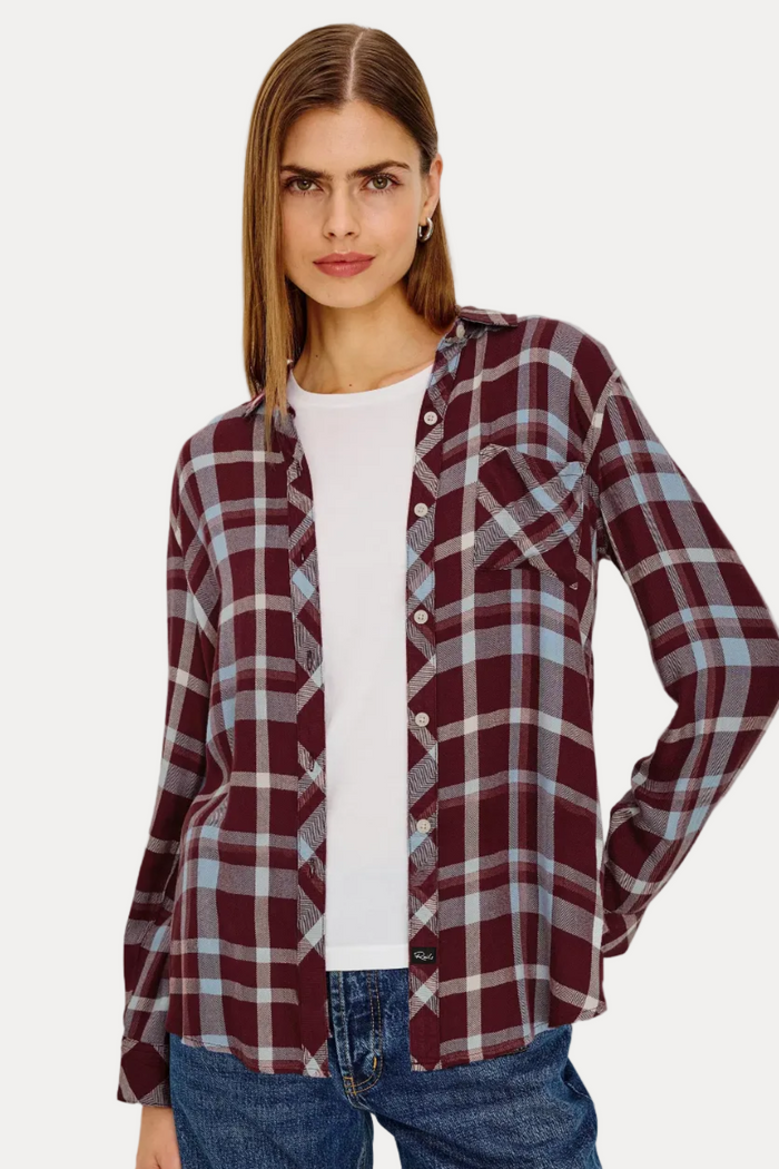 Hunter Shirt - Plum Cream