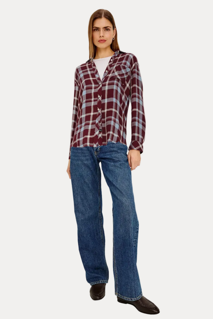 Hunter Shirt - Plum Cream