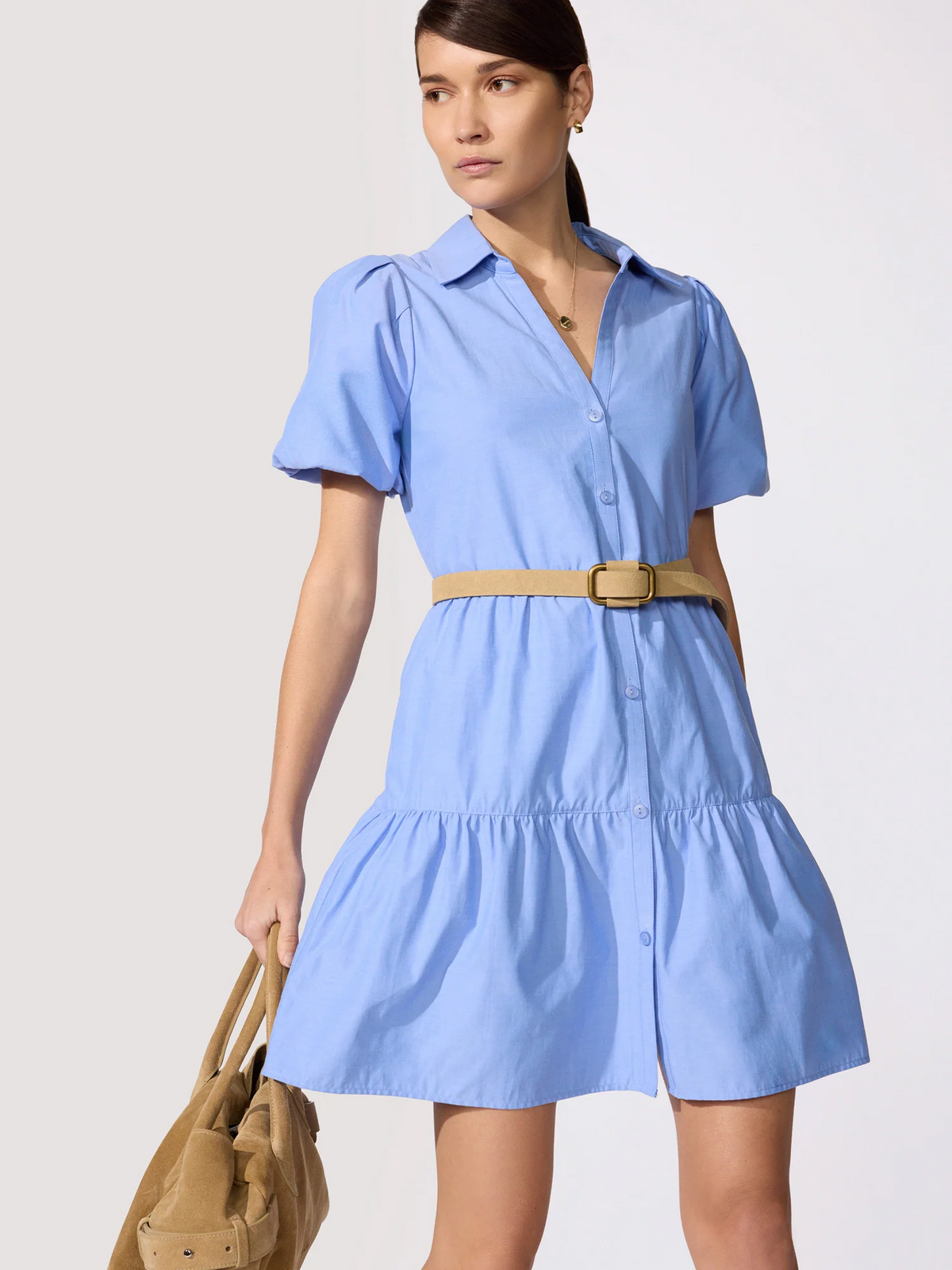 Havana Mini Dress - Chambray