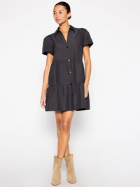 Havana Mini Dress - Washed Black