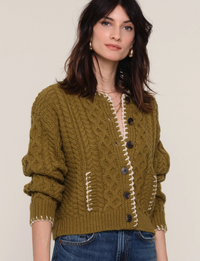 Renoir Cardigan - Moss