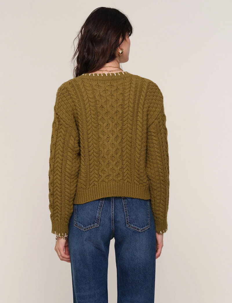 Renoir Cardigan - Moss