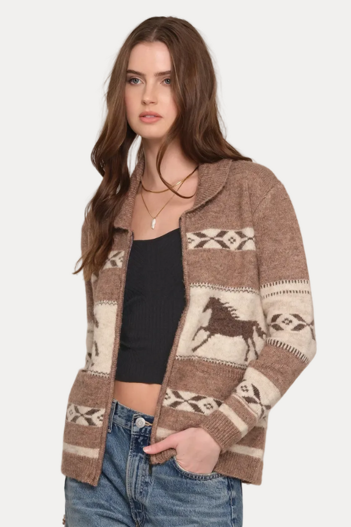 Elian Cardigan - Taupe