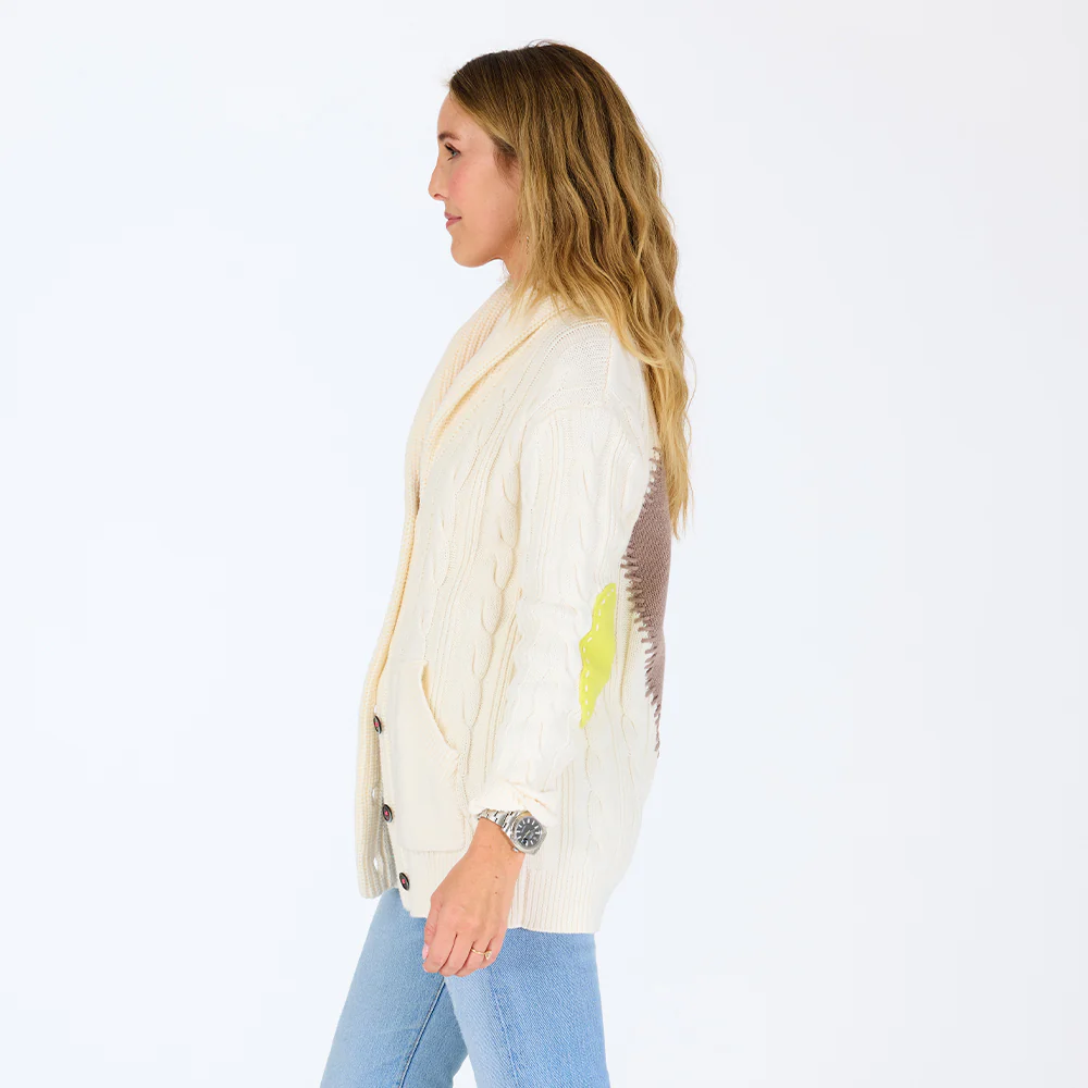 Helen Shawl Collar Duster - Natural