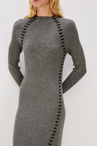 Imara Dress - Charcoal
