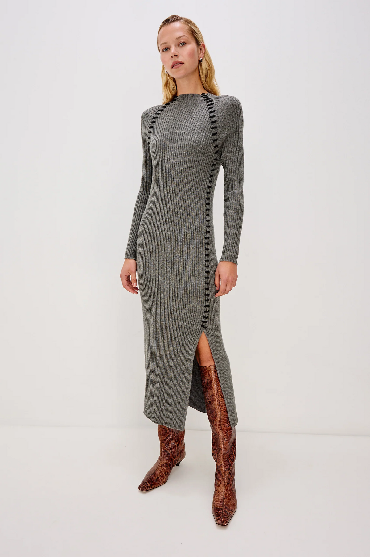 Imara Dress - Charcoal
