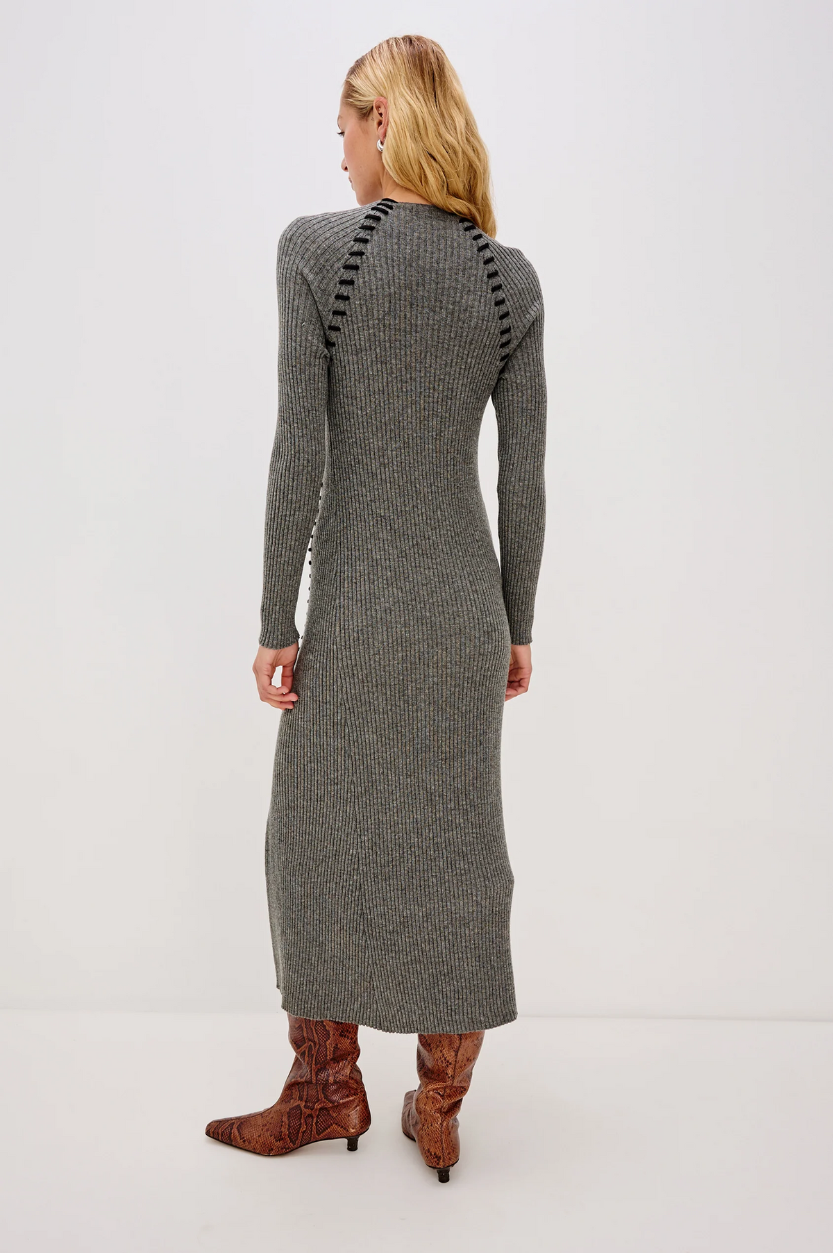 Imara Dress - Charcoal