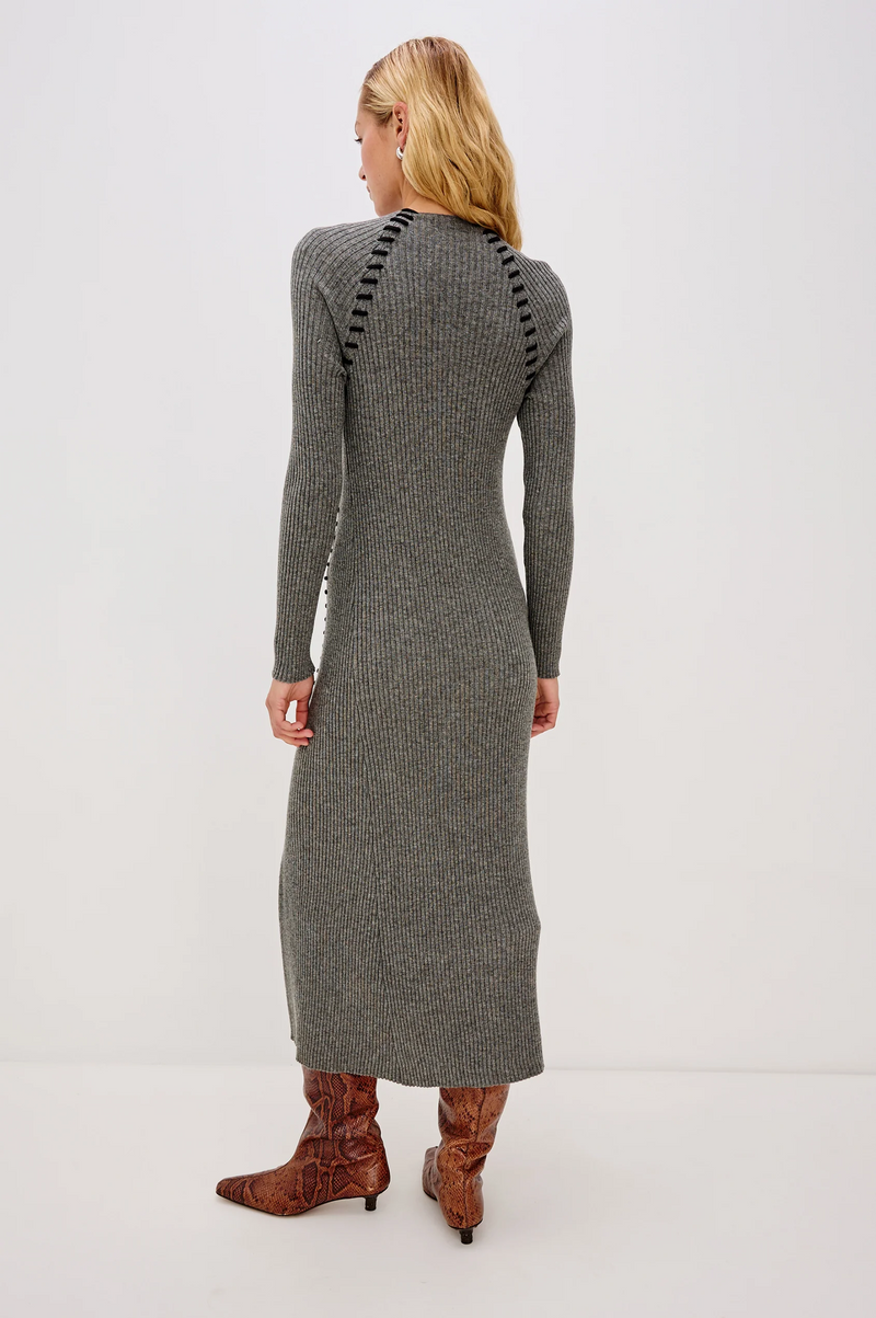Imara Dress - Charcoal