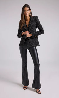 Hannah Blazer - Black/White Window