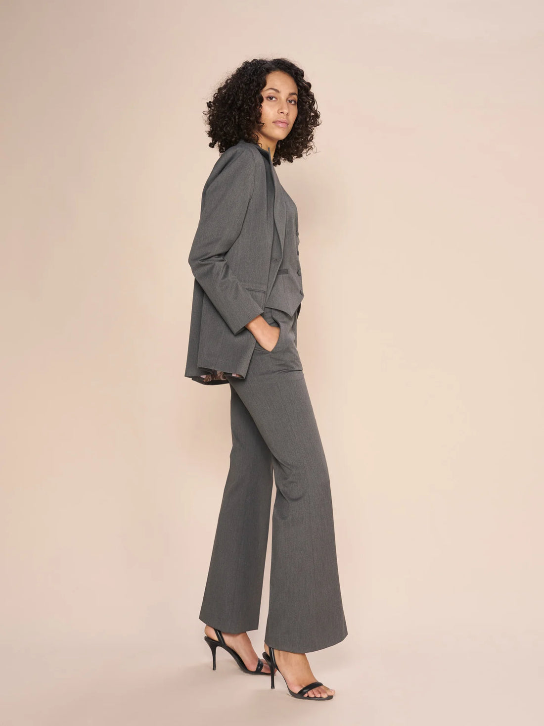 Buy Pink Straight Fit Trouser Pants Online - W for Woman