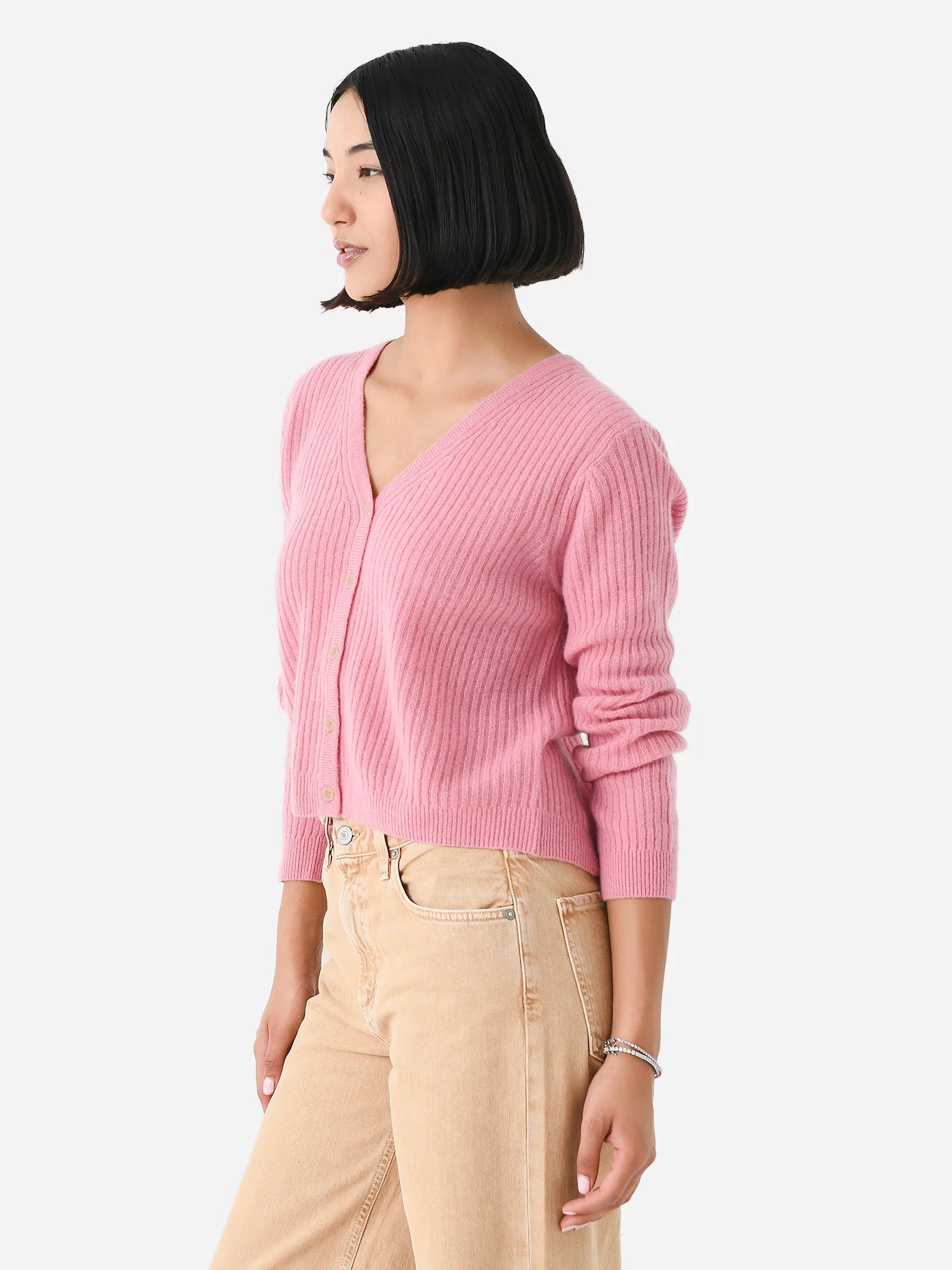 Pink 2025 lightweight cardigan