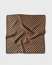 Polkadot Scarf - Milk Chocolate & White
