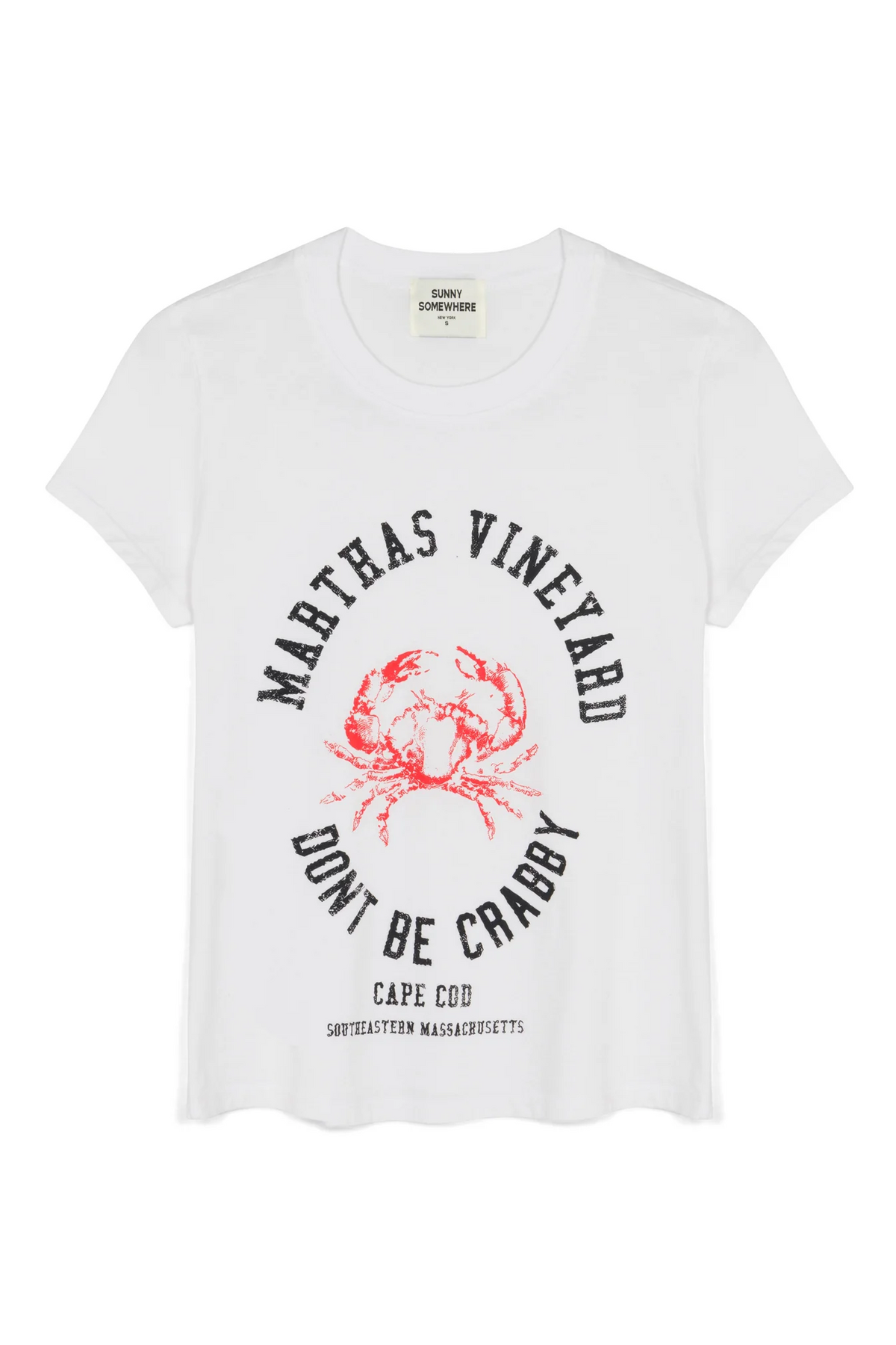 Martha's Vineyard - Femme Crew - White