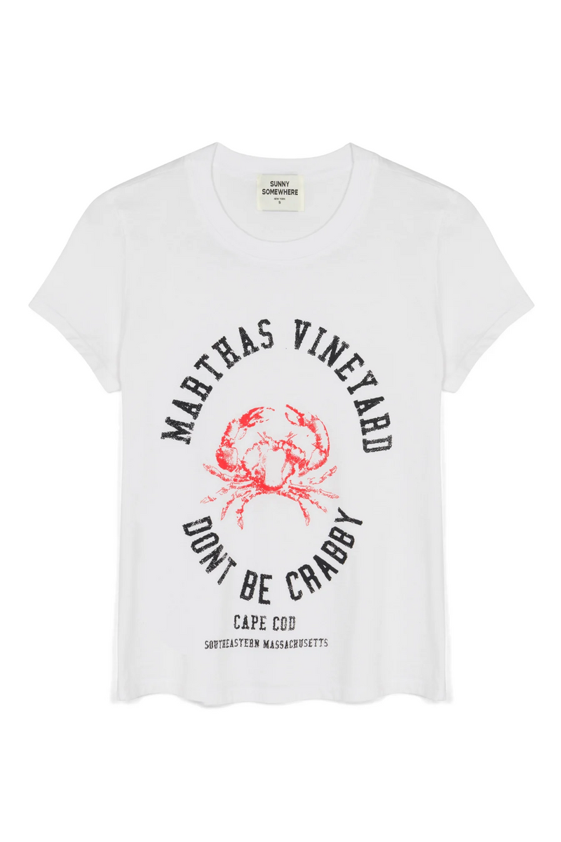 Martha's Vineyard - Femme Crew - White
