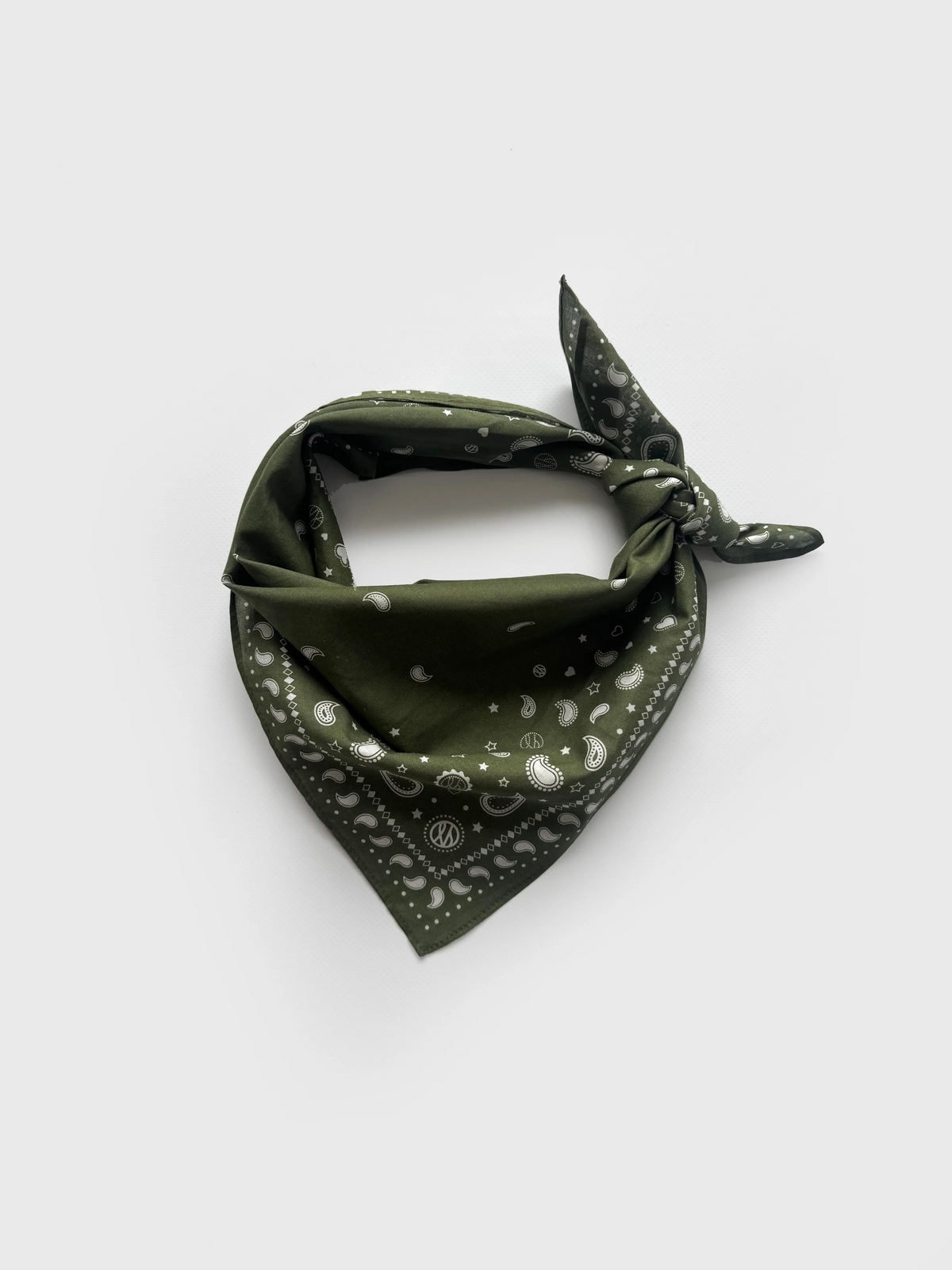 Cotton Paisley - Olive Green