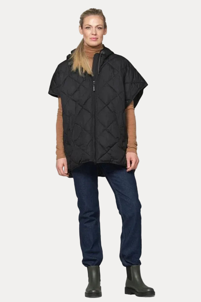 Peppy Padded Cape- Black
