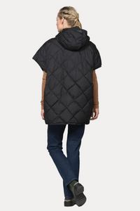 Peppy Padded Cape- Black