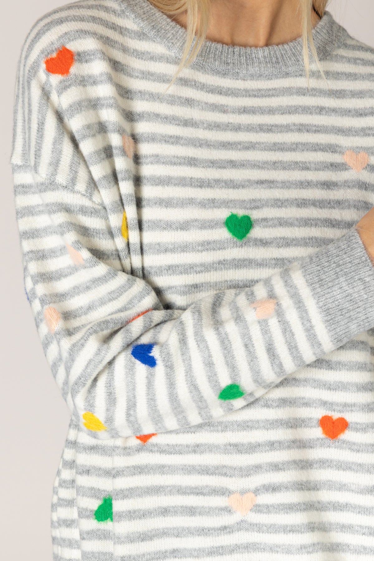 Jaidyn Sweater - Greige/Chalk