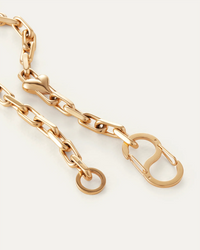 Art Heart Chain Necklace - Gold