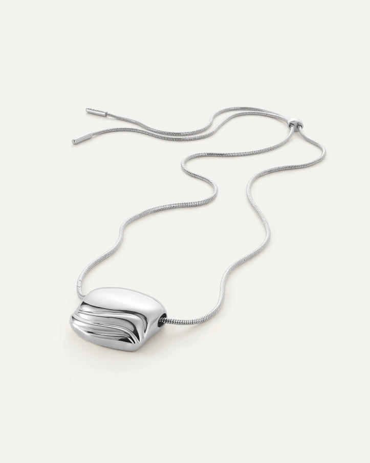 Rue Pendant Necklace - Silver