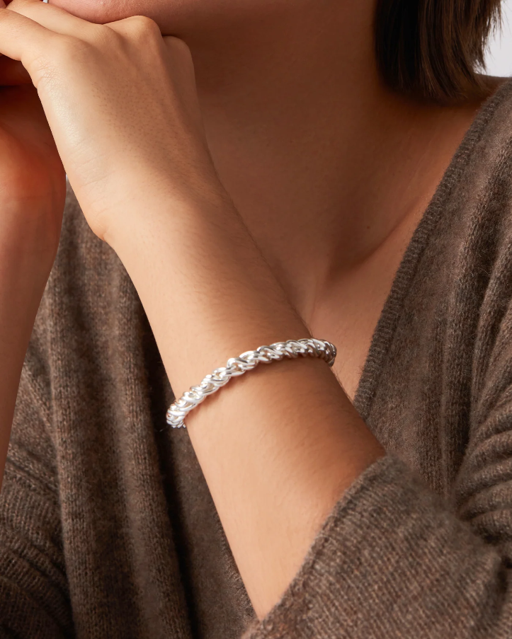 Rizzo Bracelet - L - Silver