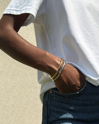 Remi Bangle - Water Resistant - Silver
