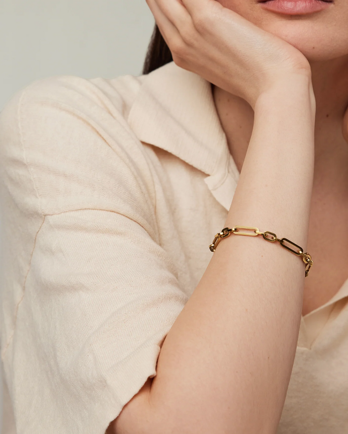 Mercer Bracelet - M - Gold - Water Resistant