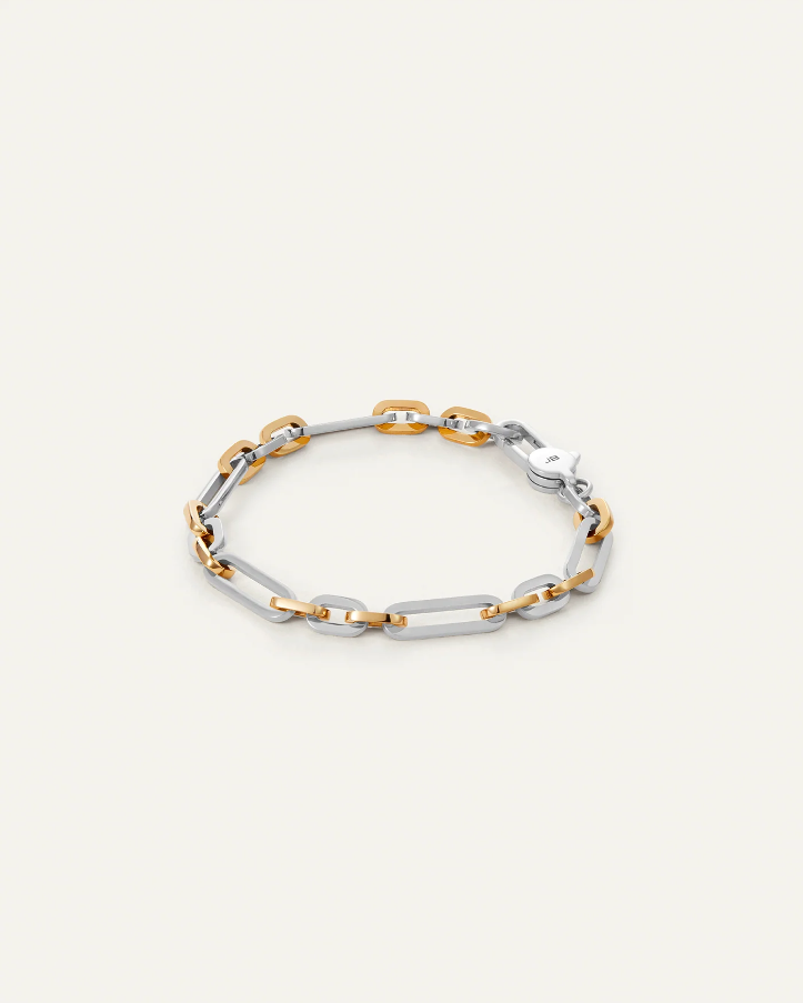 Mercer Bracelet - M - Two Tone - Water Resistant