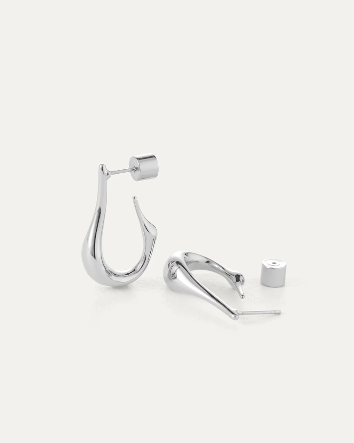 Colette Hoops Small - Silver