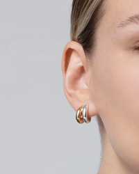 Mini Florence Earrings - Two Tone