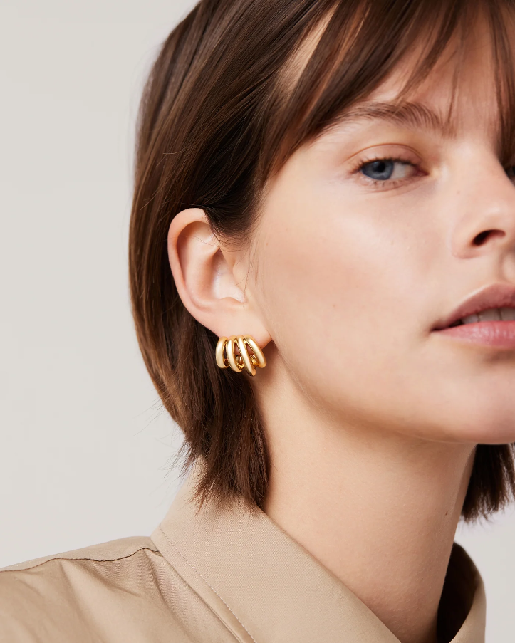 Monroe Earrings - Gold