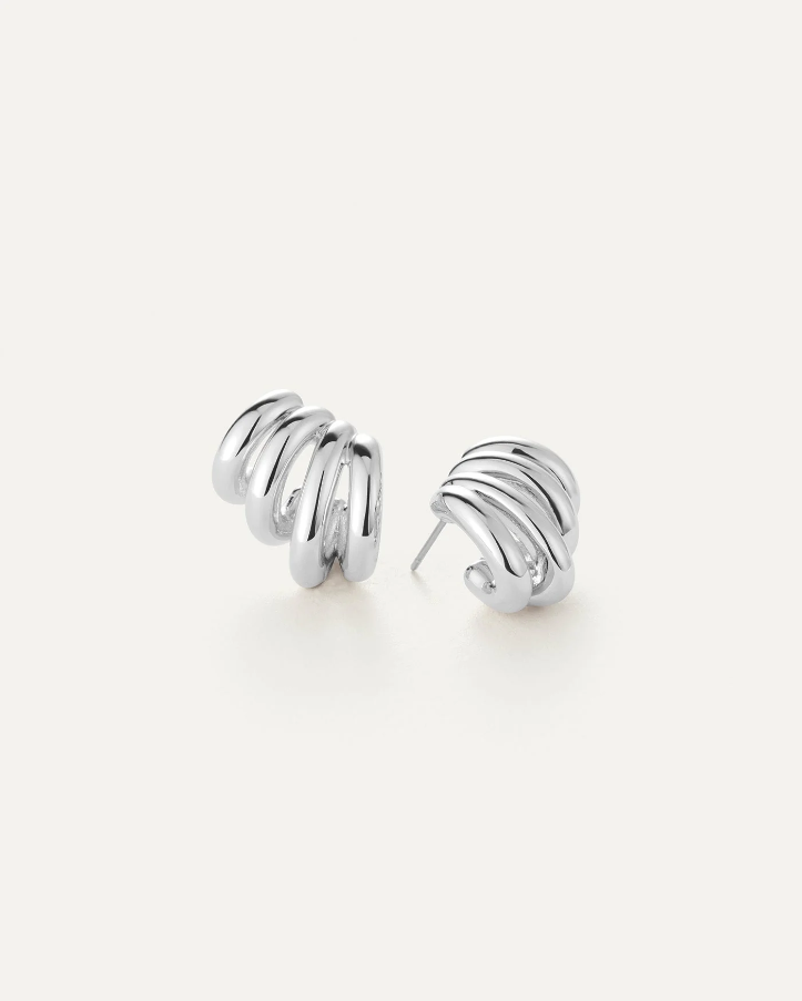 Monroe Earrings - Silver