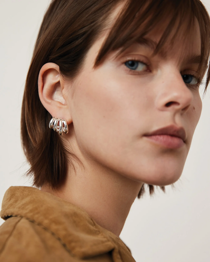 Monroe Earrings - Silver