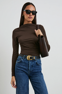 Joelle Top - Espresso