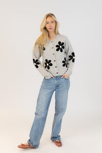 Jorgie Cardigan - Light Grey
