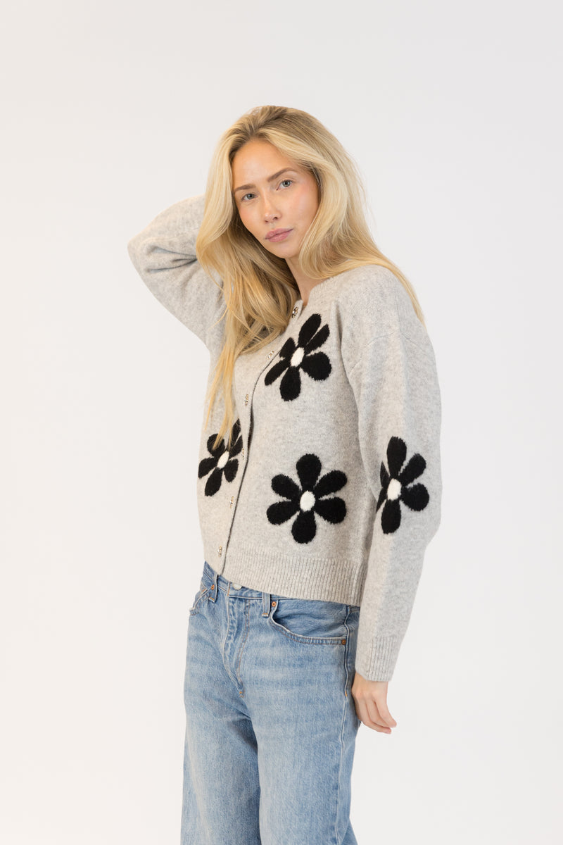 Jorgie Cardigan - Light Grey