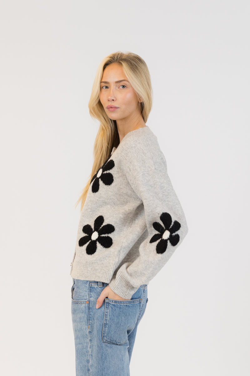 Jorgie Cardigan - Light Grey
