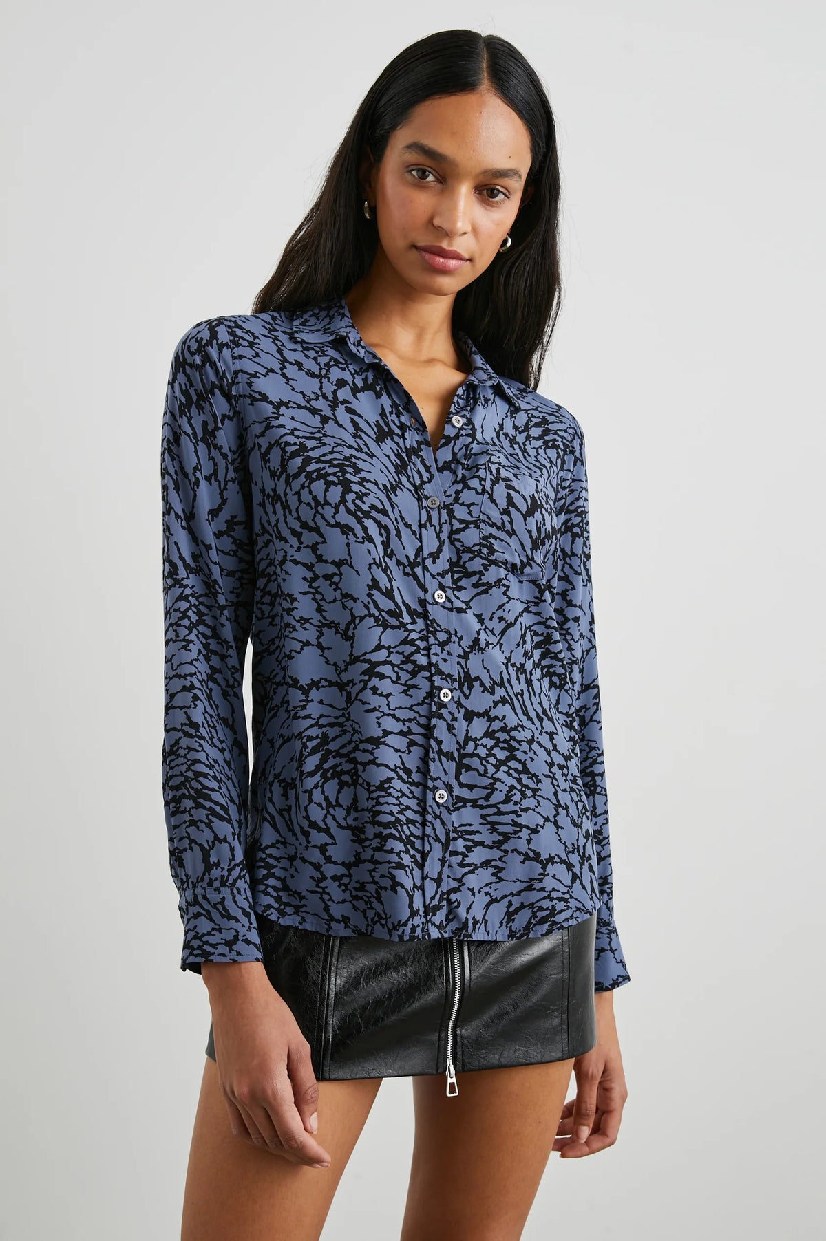 Josephine Shirt - Jagged Marble