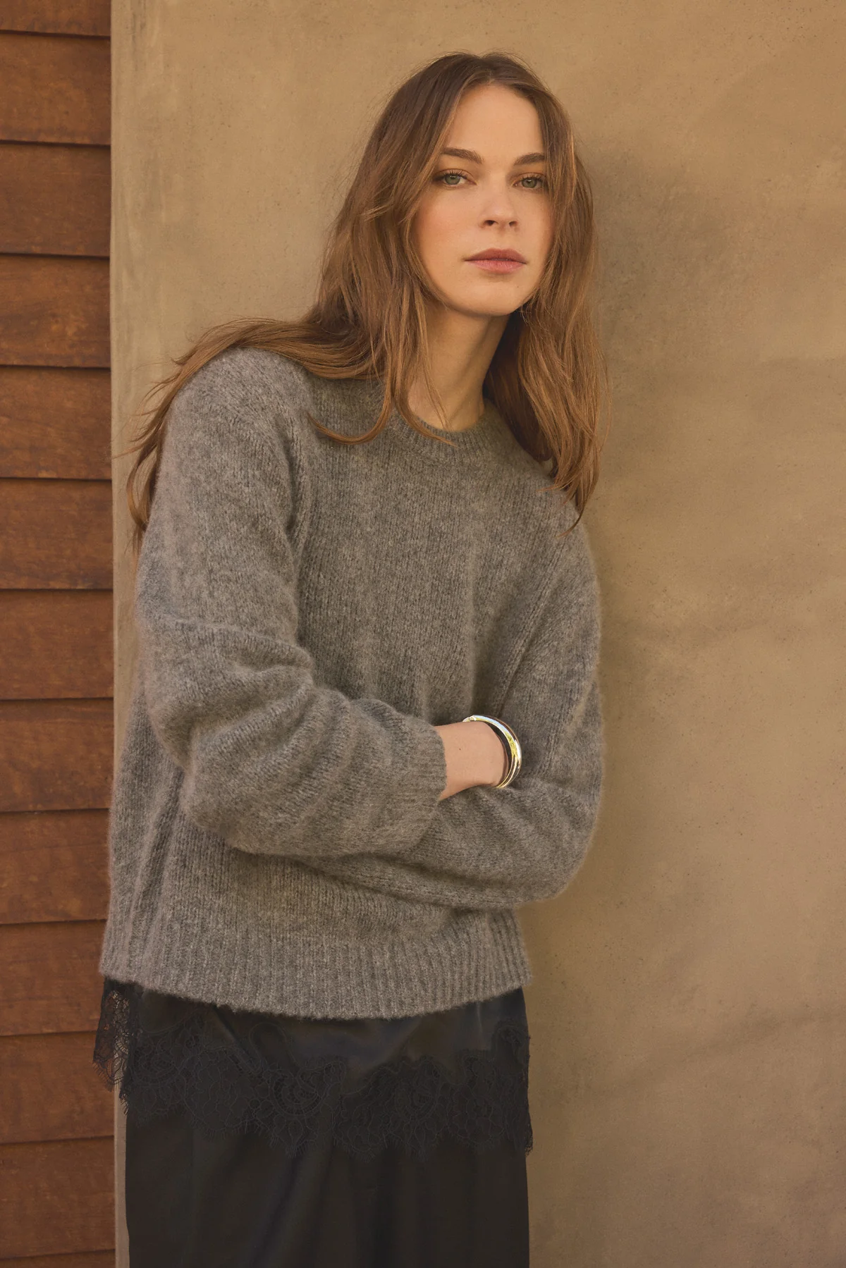 June Sweater - Medium Heather Grey