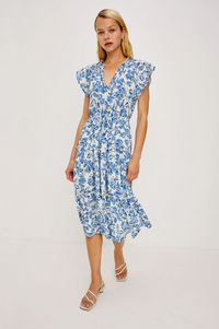 Juni Dress - Azure Jasmine