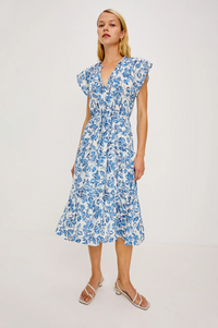 Juni Dress - Azure Jasmine