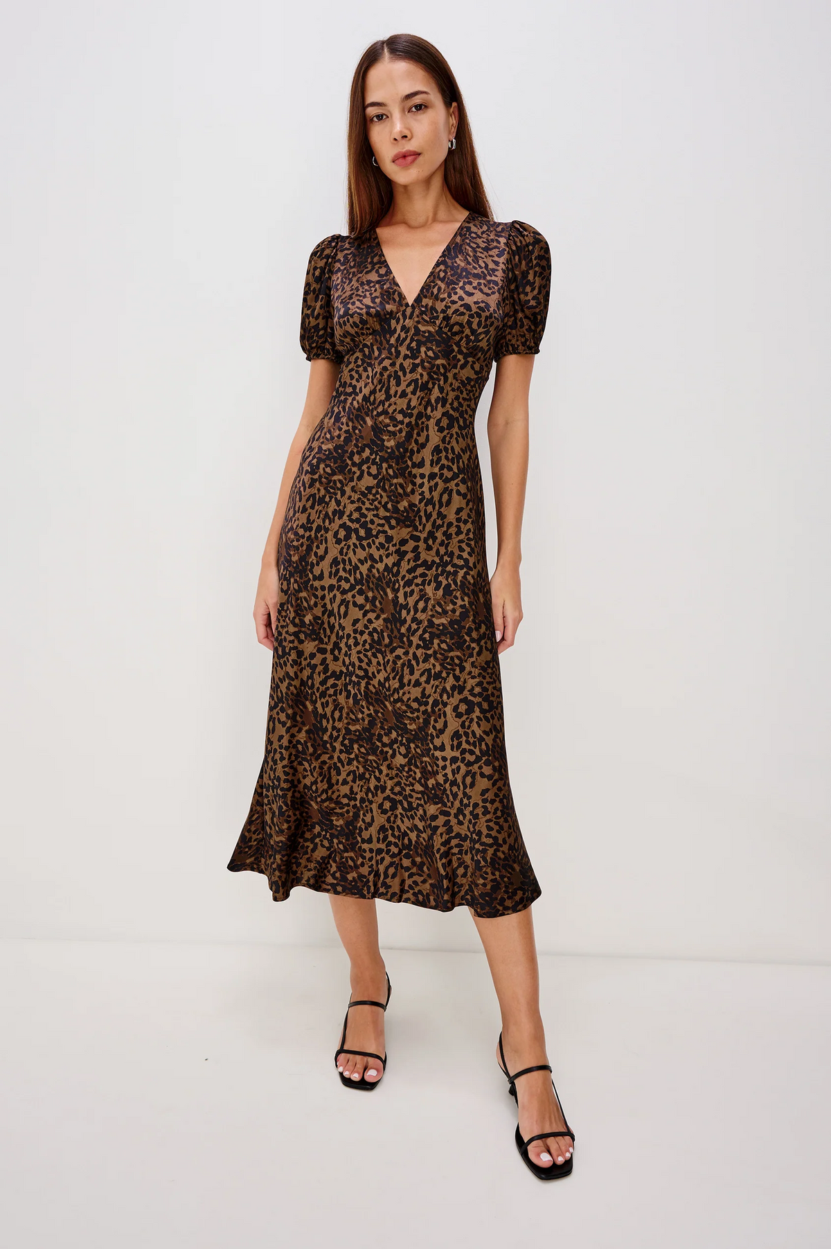 Junia Dress - Ginger Spotted