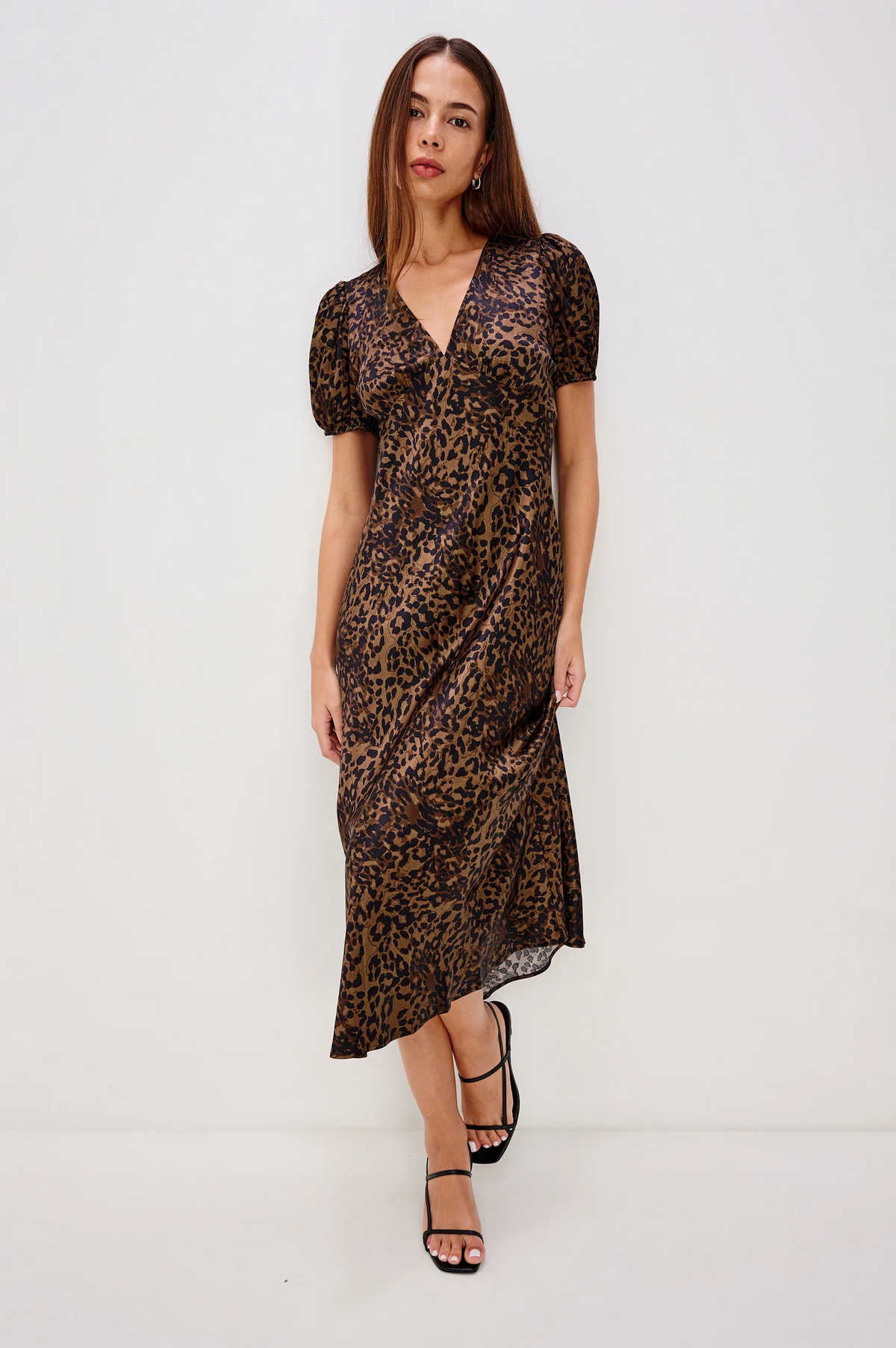 Junia Dress - Ginger Spotted