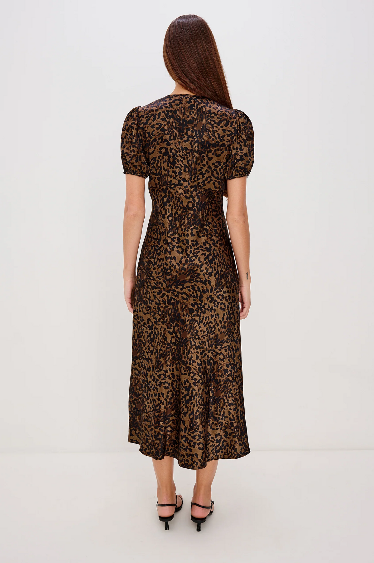 Junia Dress - Ginger Spotted