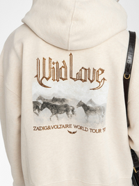 Mia Zip Hoodie - Light Sugar