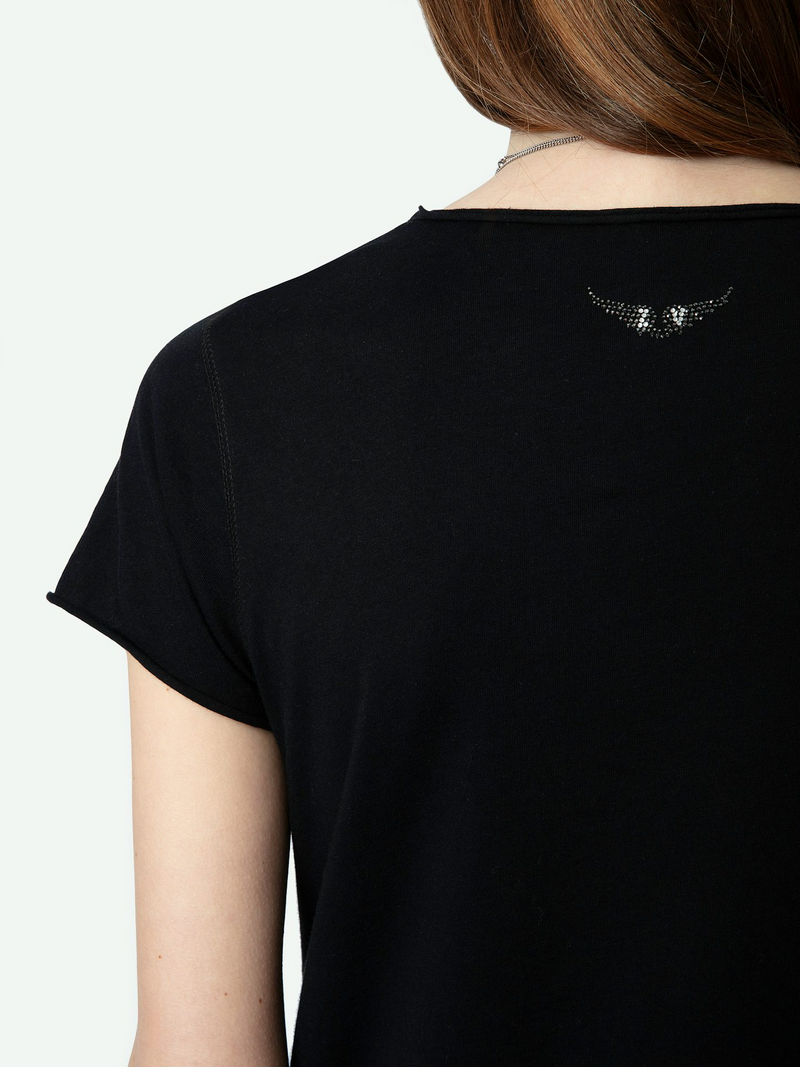 Tuni Diamante Wings Henley - Noir