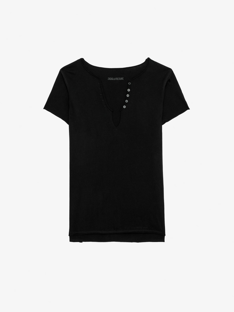 Tuni Diamante Wings Henley - Noir