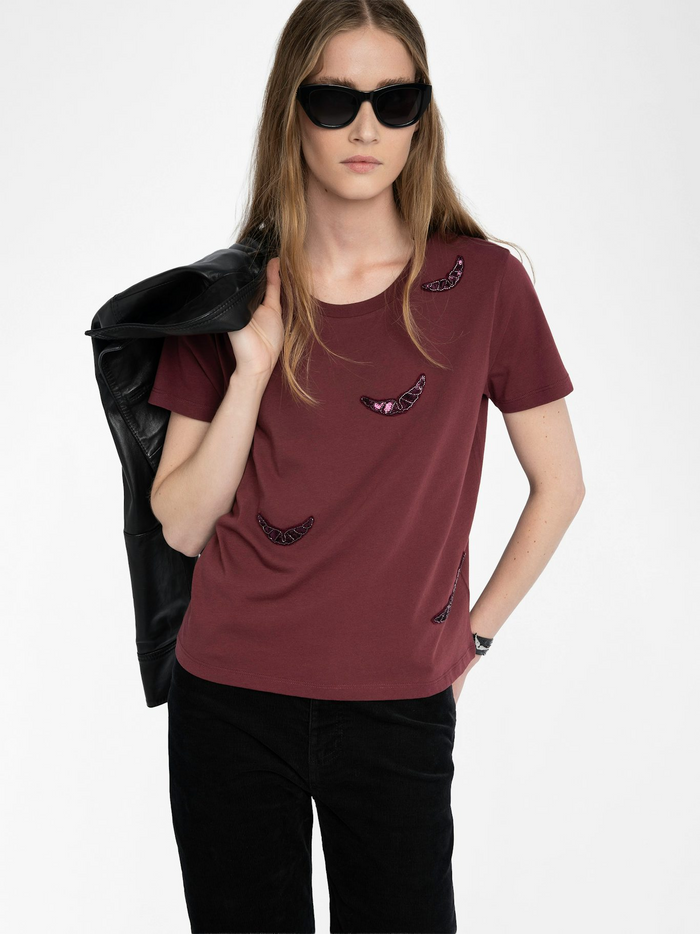Alys T-Shirt - Burgundy